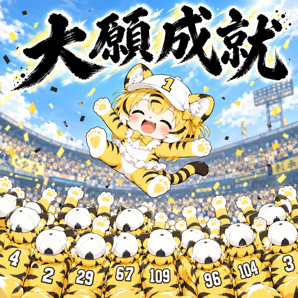 大願成就 球団史上初のセ・リーグ連覇